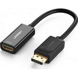 Ugreen Adapter Display Port Male σε HDMI Female 1080P 60Hz 12bit - Black 40362