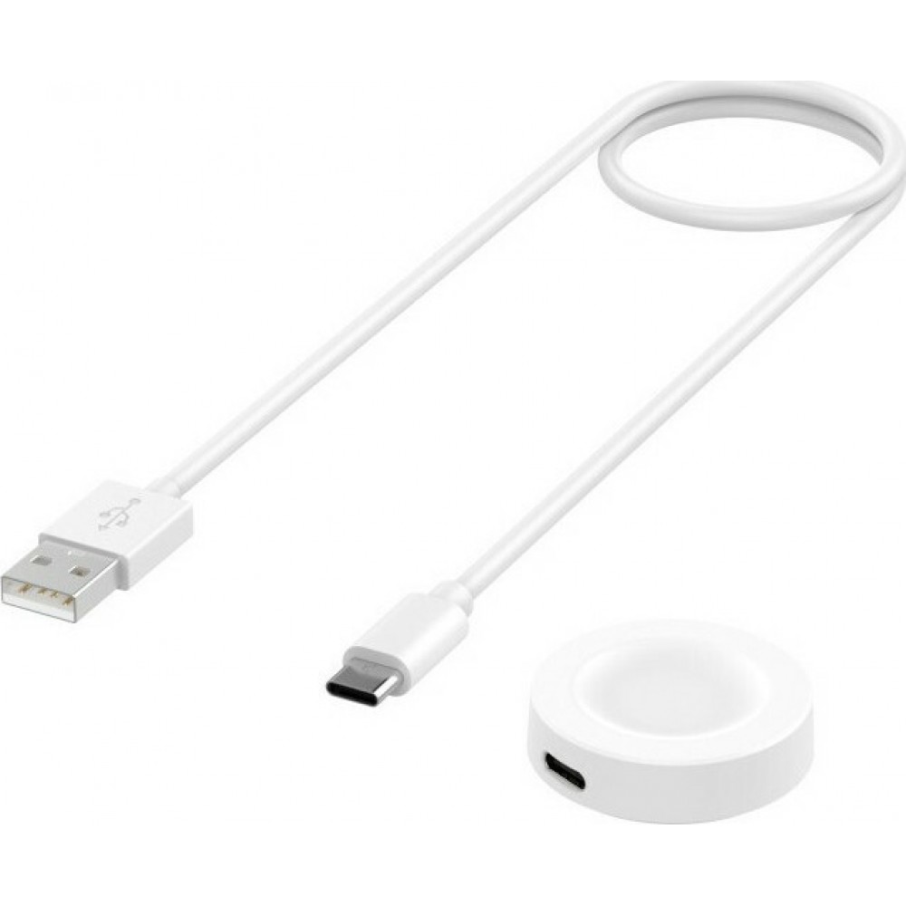 Καλώδιο Φόρτισης USB Αποσπώμενο Huawei Watch GT2 Pro / GT2 Pro ECG / GT 3 / GT 3 Pro / GT Runner OEM - White 