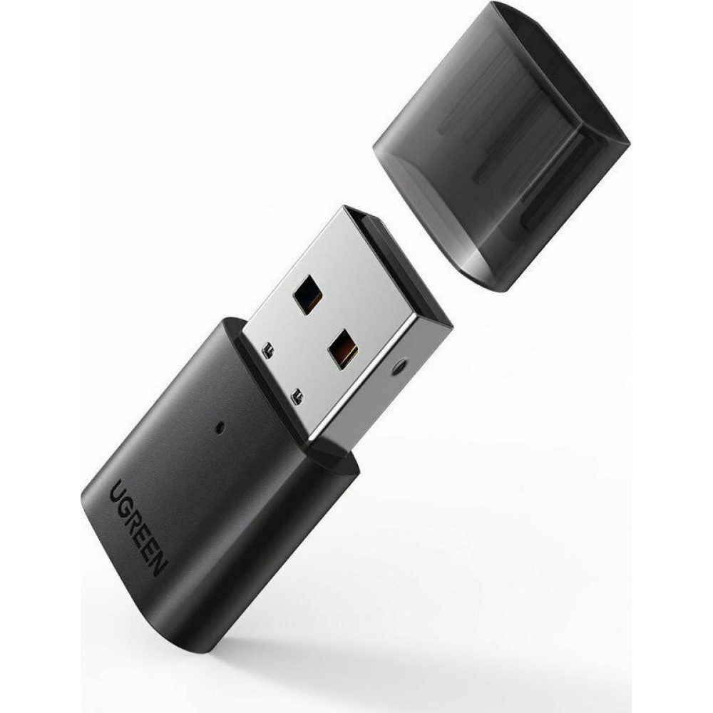 Ugreen Αντάπτορας Bluetooth 5.0 CM390 USB Adapter - Μαύρο (80889)