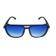 Γυαλιά ηλίου με μπλε ντεγκραντέ φακό και μαύρο σκελετό