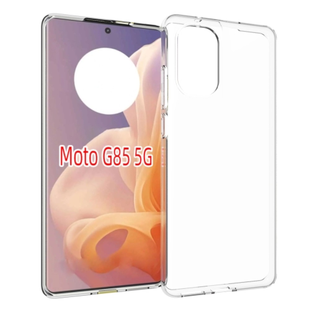 Θήκη πλάτης σιλικόνης TPU για το Motorola Moto G85 5G Διάφανη