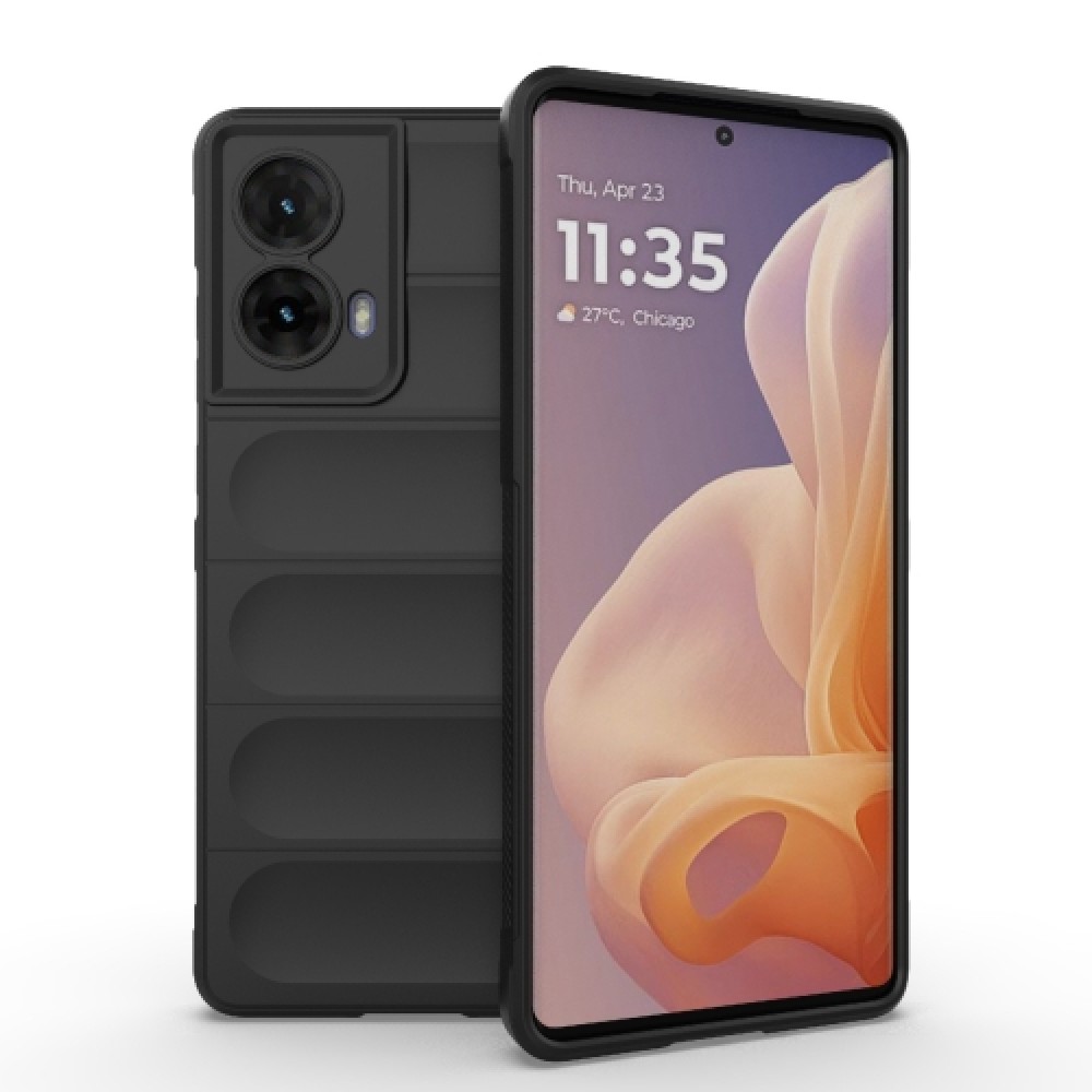 Θήκη πλάτης σιλικόνης Magic Shield TPU για το Motorola Moto G85 5G Black