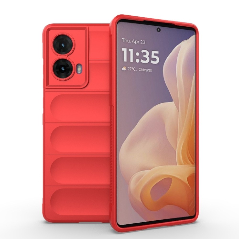 Θήκη πλάτης σιλικόνης Magic Shield TPU για το Motorola Moto G85 5G Red