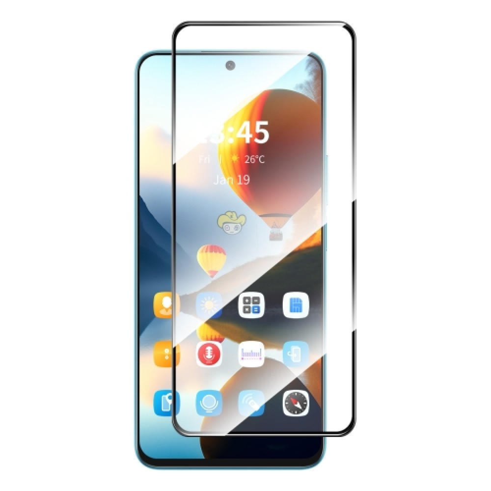 Προστασία οθόνης Enkay Full Glue Screen Tempered Glass για το Motorola Moto G24 / G24 Power / G04 / G04s / E14 Black