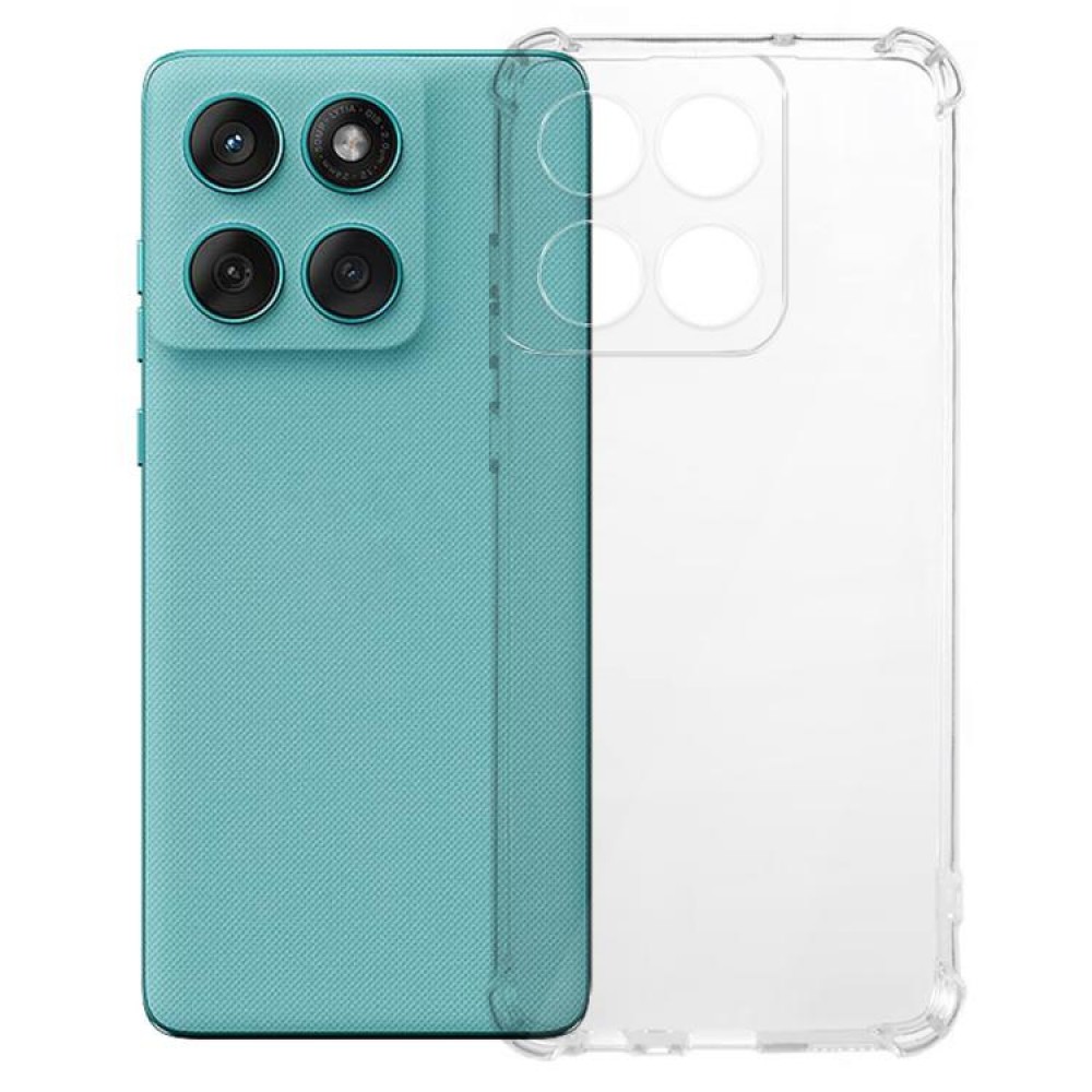 Θήκη πλάτης σιλικόνης TPU corner protection για το Motorola Moto 60 Fusion 5G Transparent