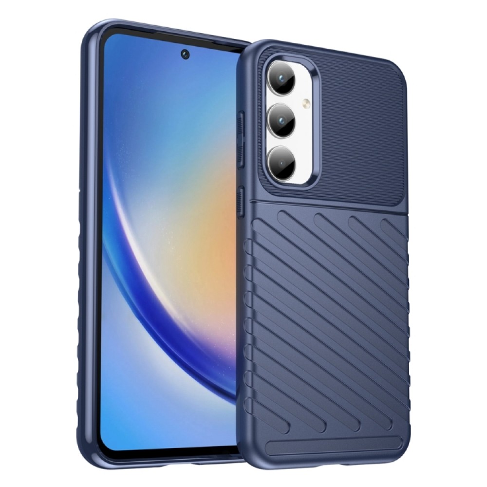 Θήκη πλάτης σιλικόνης TPU shockproof για το Samsung Galaxy A35 Blue