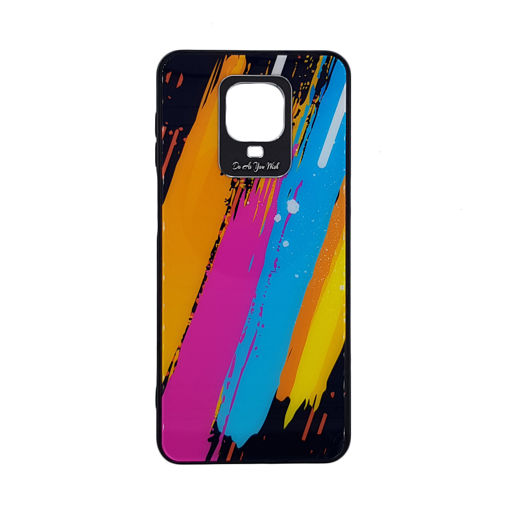 Θήκη Color Glass Case Durable Cover with Tempered Glass Back and camera cover Xiaomi Redmi Note 9 Pro / Redmi Note 9S/Note 9S pattern 3