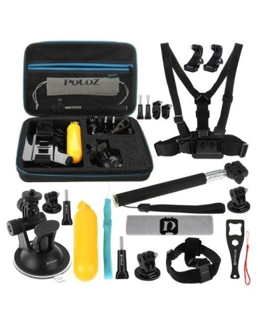 Puluz Σετ Αξεσουάρ 20 in 1 Ultimate Combo Kit για Action Cameras GoPro