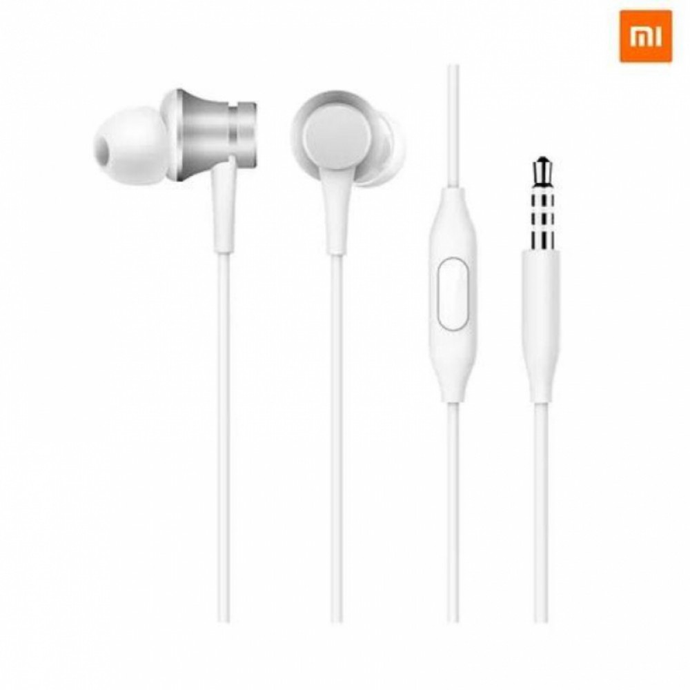 Ακουστικά Handsfree 3.5mm Xiaomi Mi Basic ZBW4356TY Silver Bulk 