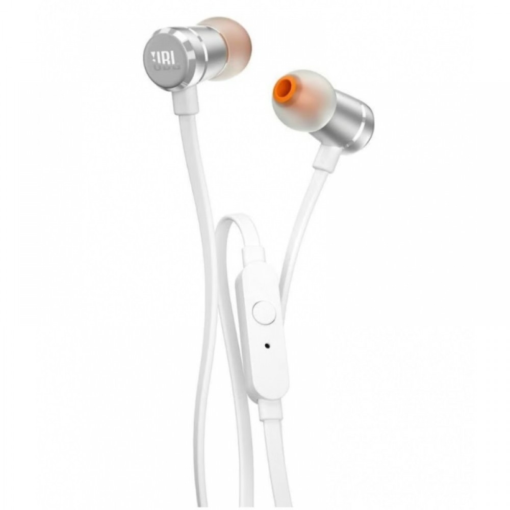 Handsfree In-ear Ακουστικά JBL T290 με Βύσμα 3.5mm Silver