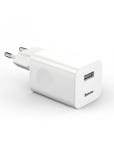 Baseus Ταχυφορτιστής Ταξιδιού Quick Charger USB 3.0 - White (CCALL-BX02)
