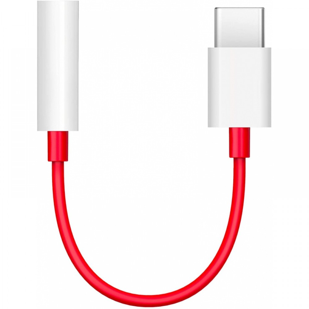 OnePlus TC01W Μετατροπέας USB-C male σε 3.5mm female Red