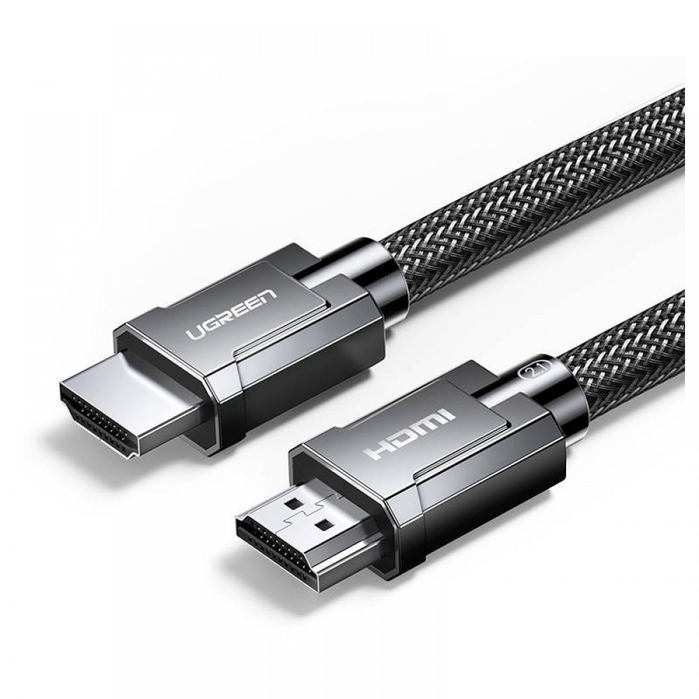 Ugreen Καλώδιο HDMI 2.1 Braided Cable HDMI male - HDMI male 1m 8Κ@60Hz 48Gbps HD135 70319