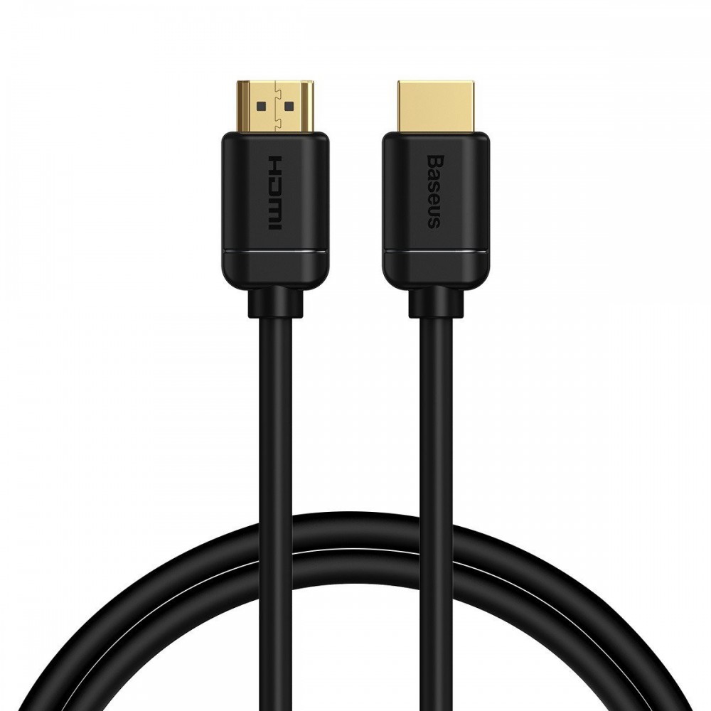 Baseus Καλώδιο HDMI 2.0 4K 60 Hz 3D HDR 18 Gbps 2m (CAKGQ-B01) Black