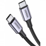 Ugreen Καλώδιο Φόρτισης US316 Braided USB 2.0 Cable USB-C male - USB-C male 100W, 2m (70429) Black