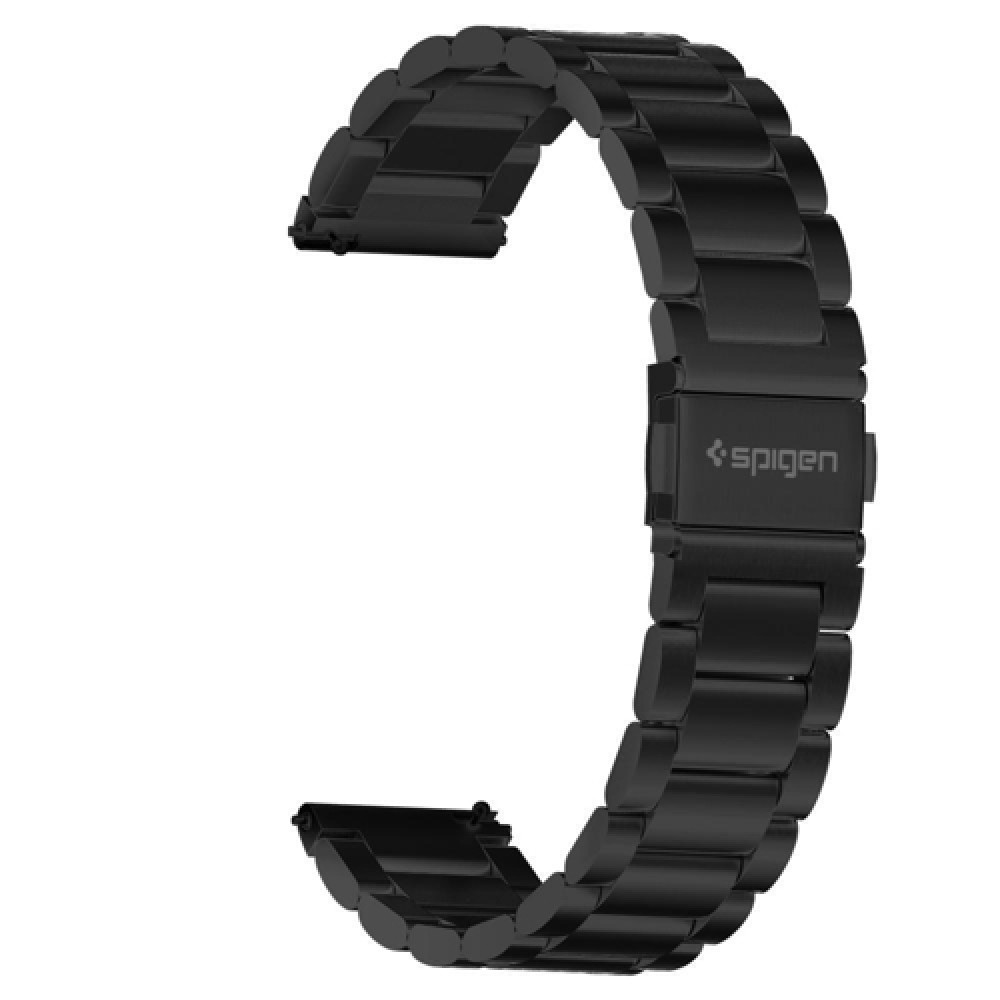 Spigen Modern Fit Λουράκι Stainless Steel για το Huawei Watch GT/GT 2 (46mm)/ GT 2e /GT Active/Honor Magic/Watch 2 Classic -Black