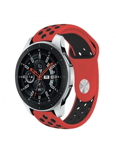  Tech-Protect λουράκι για Samsung Galaxy Watch 46mm/GEAR S3 CLASSIC / FRONTIER / MOTO 360 2nd GEN (Red/Black)