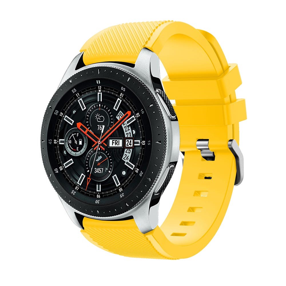 Tech-Protect Smoothband for Samsung Galaxy Watch 46mm/GEAR S3 CLASSIC / FRONTIER / Watch 3 (45mm) yellow