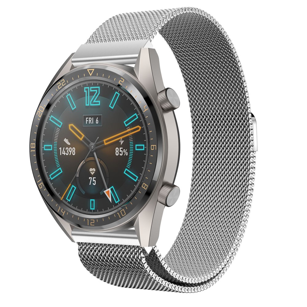  Tech-Protect Milanese Ασημί για Huawei GT/GT 2 (46mm)/ GT 2e /GT Active/Honor Magic/Watch 2 Classic 