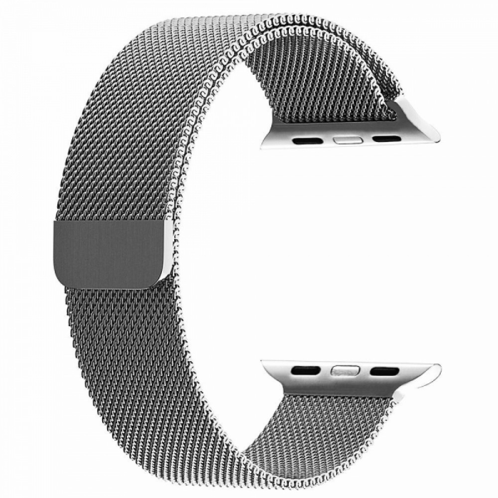 SENSO REPLACEMENT STEEL MAGNETIC STRAP FOR APPLE WATCH 42mm / 44mm silver