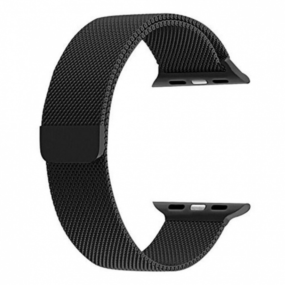 SENSO REPLACEMENT STEEL MAGNETIC STRAP FOR APPLE WATCH 42mm / 44mm black