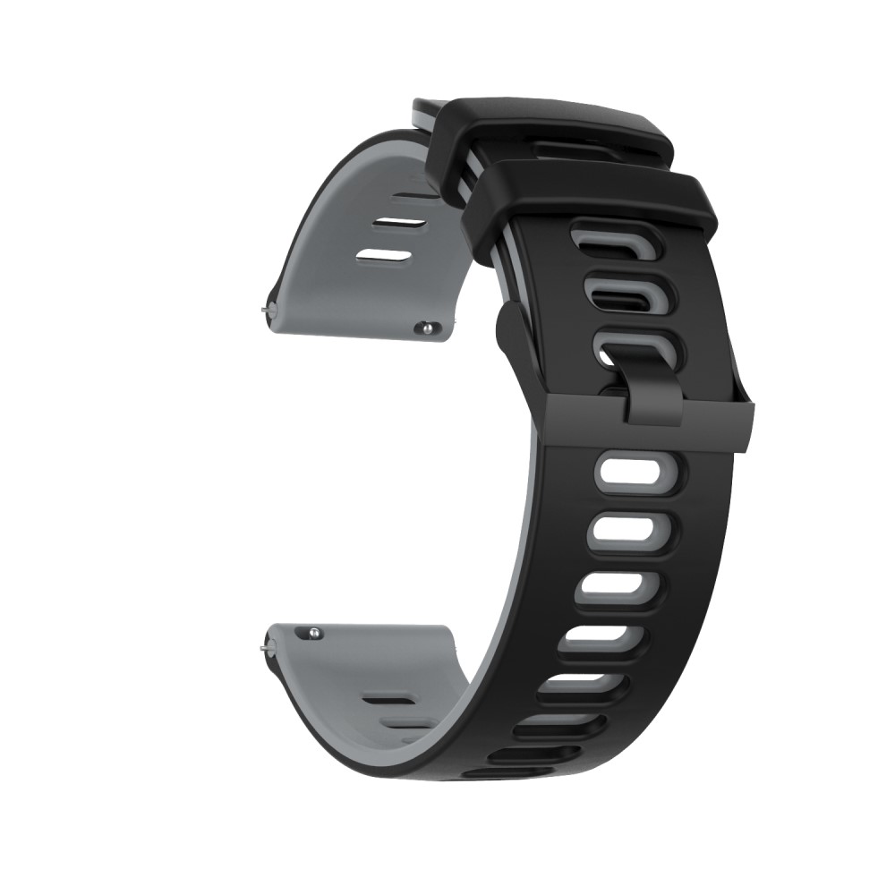 Dual- Color λουράκι σιλικόνης για το Amazfit Pace- Black/ Grey