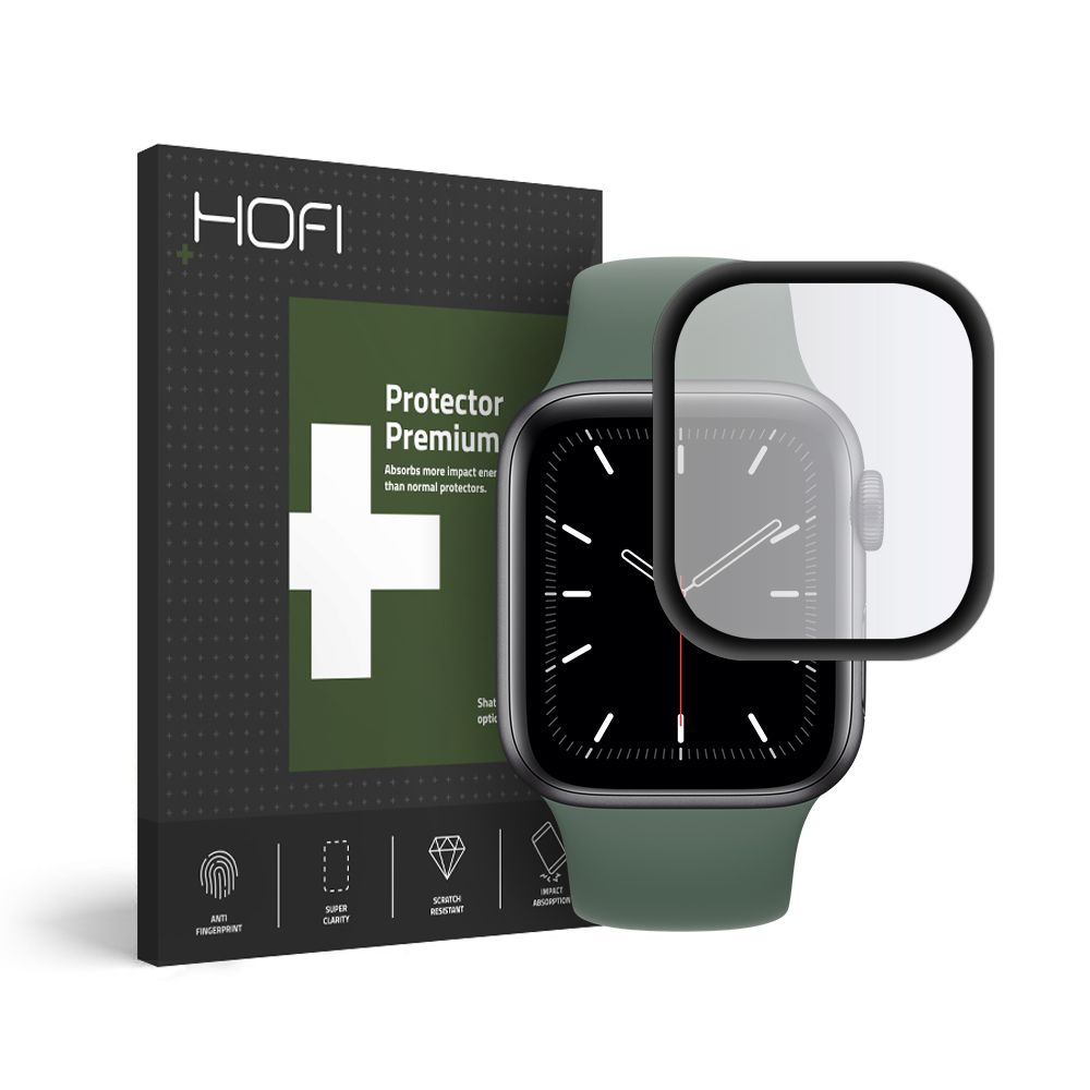 Hofi Hybrid Glass για το Apple Watch 44mm (series 4/5/6/SE) -Black