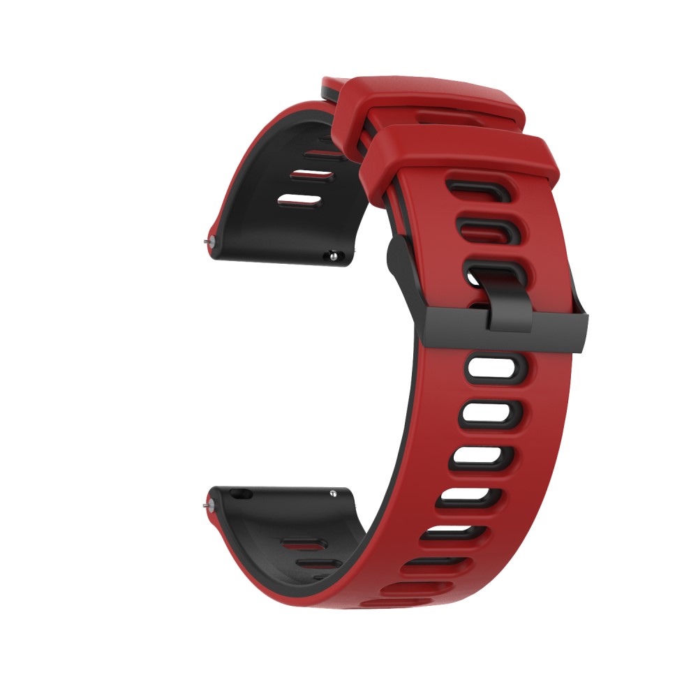 Dual- Color λουράκι σιλικόνης για το Amazfit Pace- Red/ Black