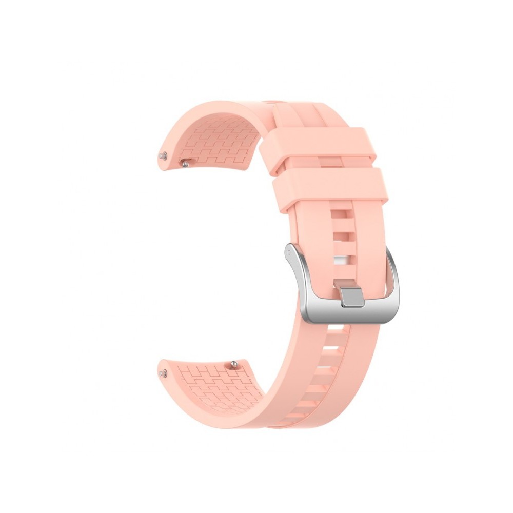 Λουράκι σιλικόνης με hexagon texture για το Huawei Watch GT/GT 2 (46mm)/ GT 2e /GT Active/Honor Magic/Watch 2 Classic - Pink
