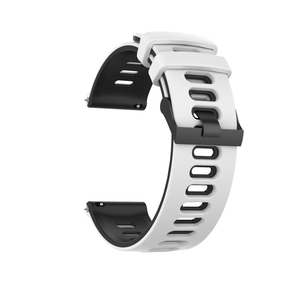 Dual- Color λουράκι σιλικόνης για το Amazfit Pace- White/Black