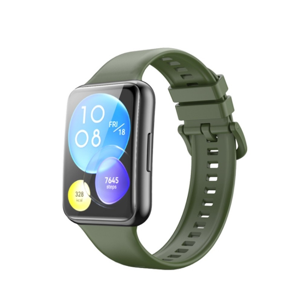 Λουράκι σιλικόνης για το Huawei Watch Fit 2 (Green)  