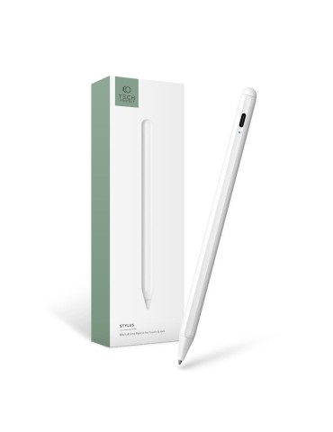 Tech-Protect Digital Stylus Pen Ψηφιακή για iPad σε Λευκό χρώμα