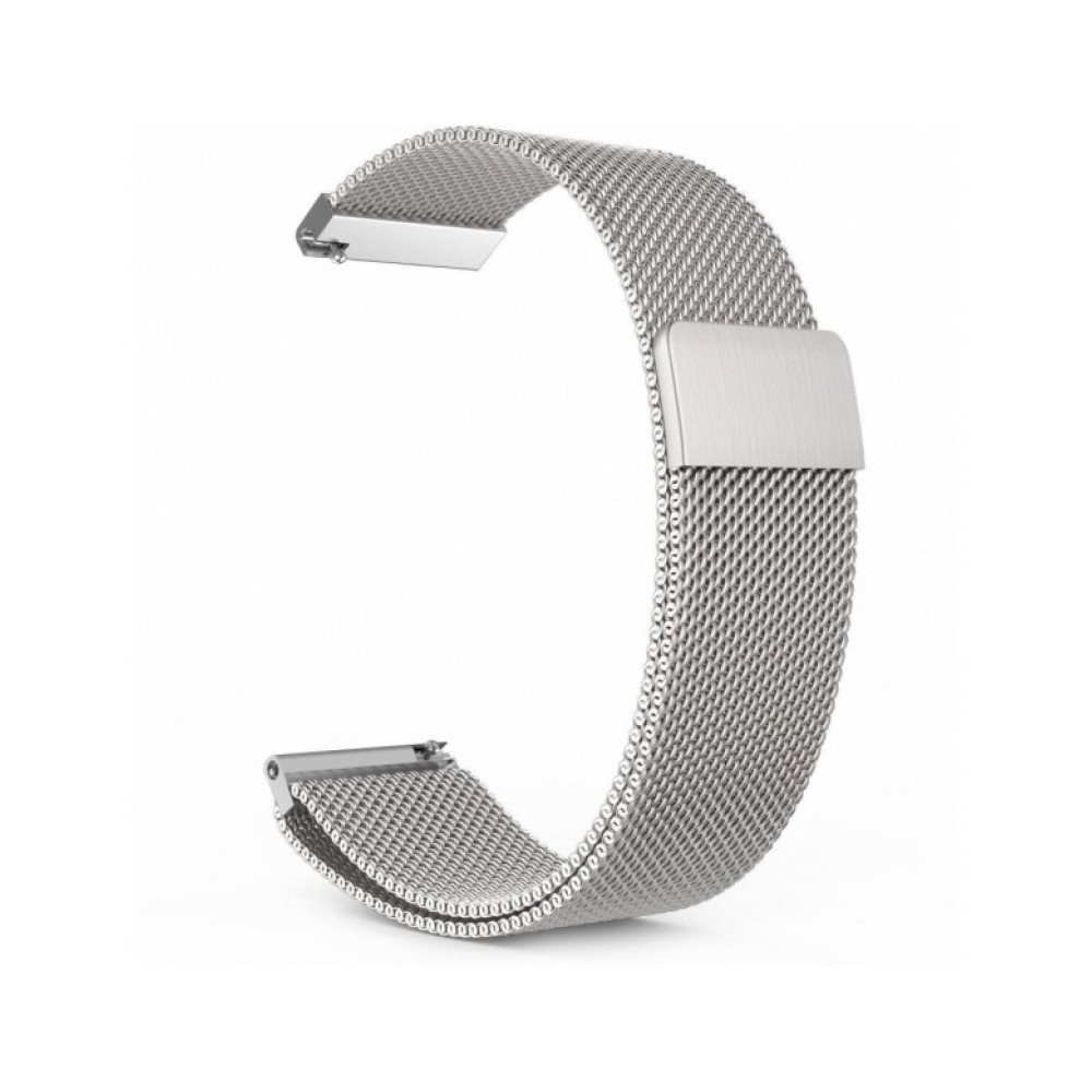 Milanese Μεταλλικό Silver με μαγνητικό κλείσιμο Για Το Samsung Galaxy Watch 4 (40mm)/(44mm) / Samsung Galaxy Watch 4 classic (42mm) /(46mm)