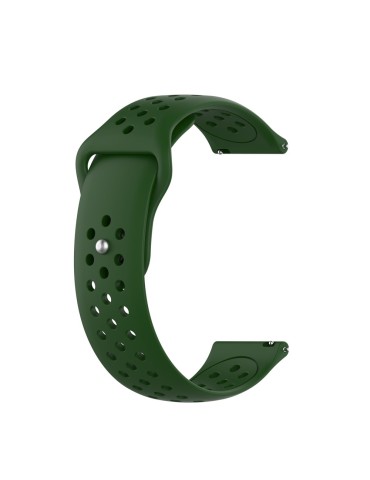  Λουράκι σιλικόνης με τρύπες Για Το Realme Watch S - Army Green