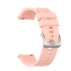 Λουράκι σιλικόνης με hexagon texture για το  Huawei Watch 4 (46mm) / Watch 4 Pro (48mm)  Pink