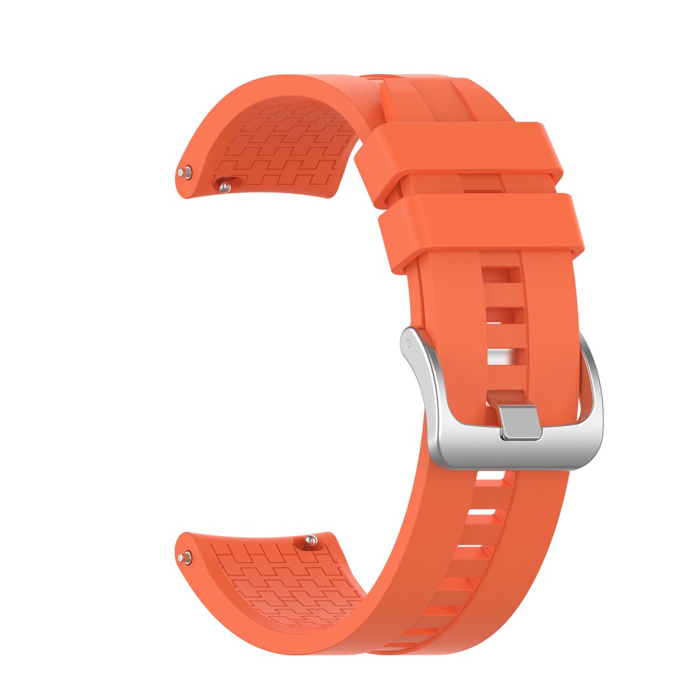 Λουράκι σιλικόνης με hexagon texture για το  Xiaomi Mi Watch - Orange