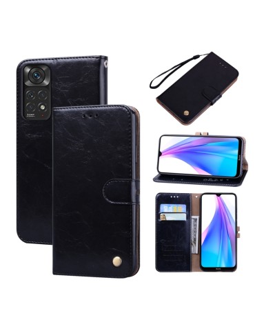 Θήκη δερματίνης πορτοφόλι για το Xiaomi Redmi Note 11 4G / Note 11S (Black)