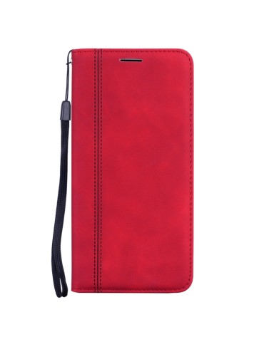 Θήκη δερματίνης πορτοφόλι  για το  Xiaomi Redmi Note 11 4G / Note 11S (Red)