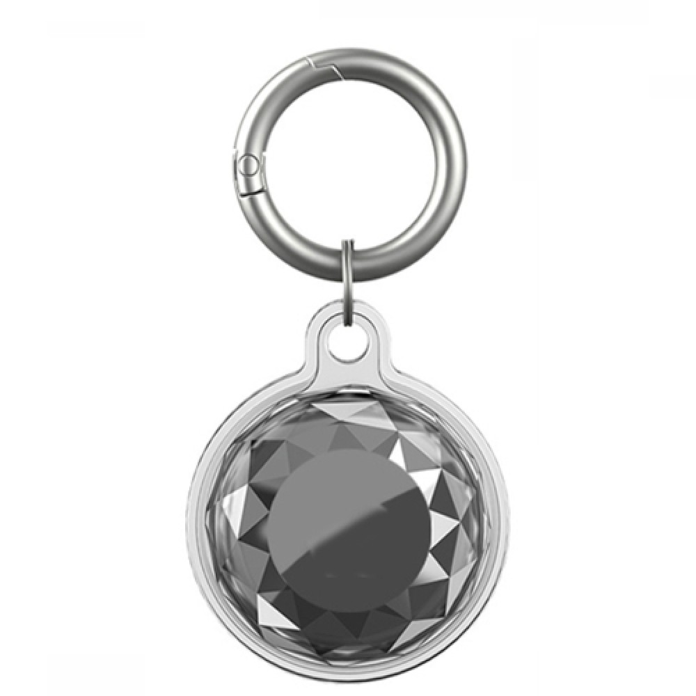 Θήκη σιλικόνης για AirTag αδιάβροχη με μπρελόκ Transparent