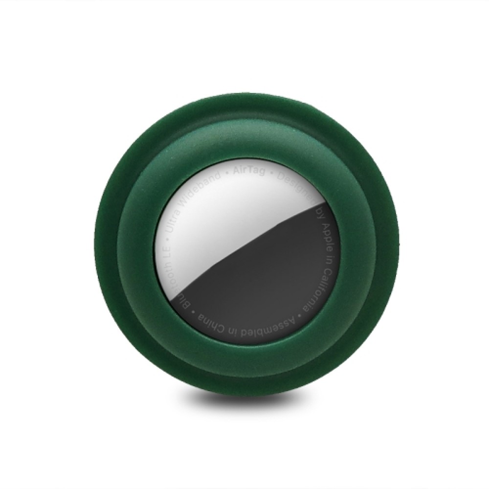 Θήκη σιλικόνης για AirTag Shockproof Anti-scratch Deep Green