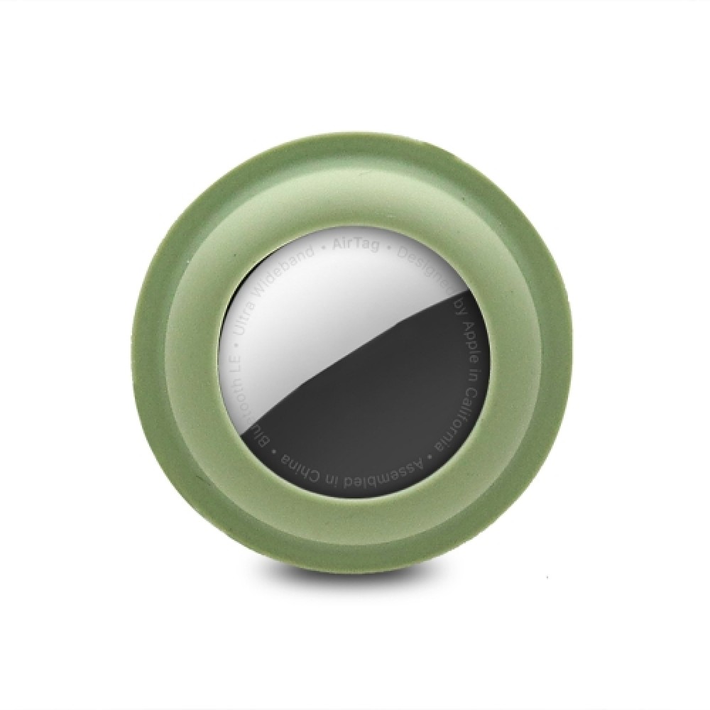 Θήκη σιλικόνης για AirTag Shockproof Anti-scratch Grass Green