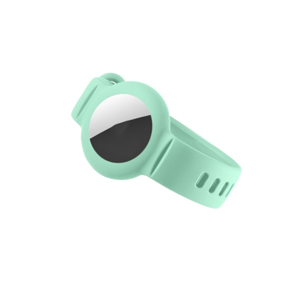Λουράκι σιλικόνης με θήκη για AirTag Mint Green