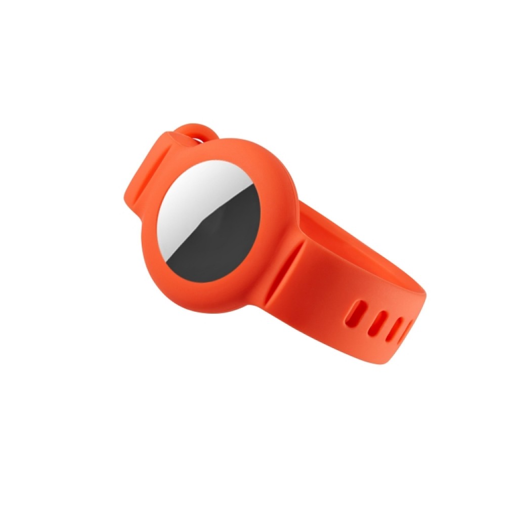 Λουράκι σιλικόνης με θήκη για AirTag Orange