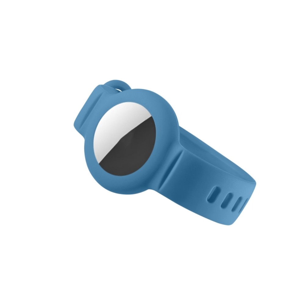 Λουράκι σιλικόνης με θήκη για AirTag Light Blue