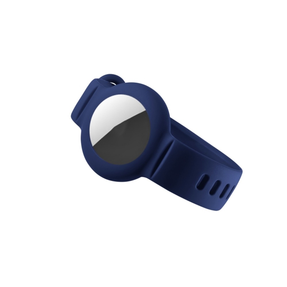 Λουράκι σιλικόνης με θήκη για AirTag Midnight Blue