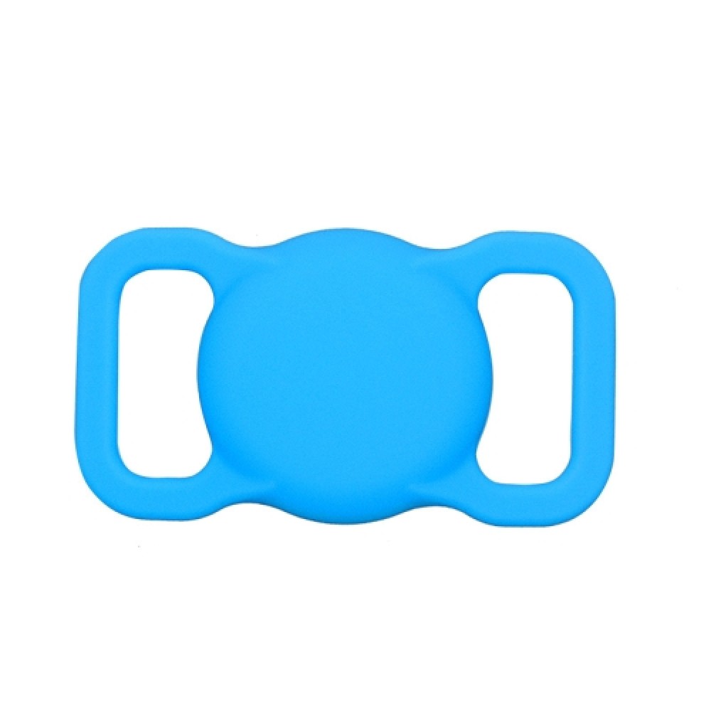 Θήκη σιλικόνης για AirTag για pet collars Light Blue