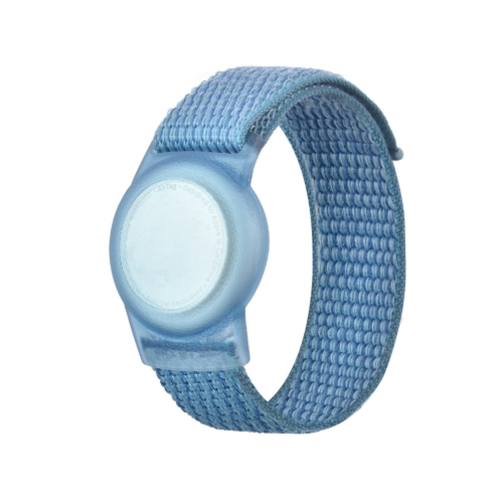 Λουράκι nylon με θήκη για AirTag Capu Blue