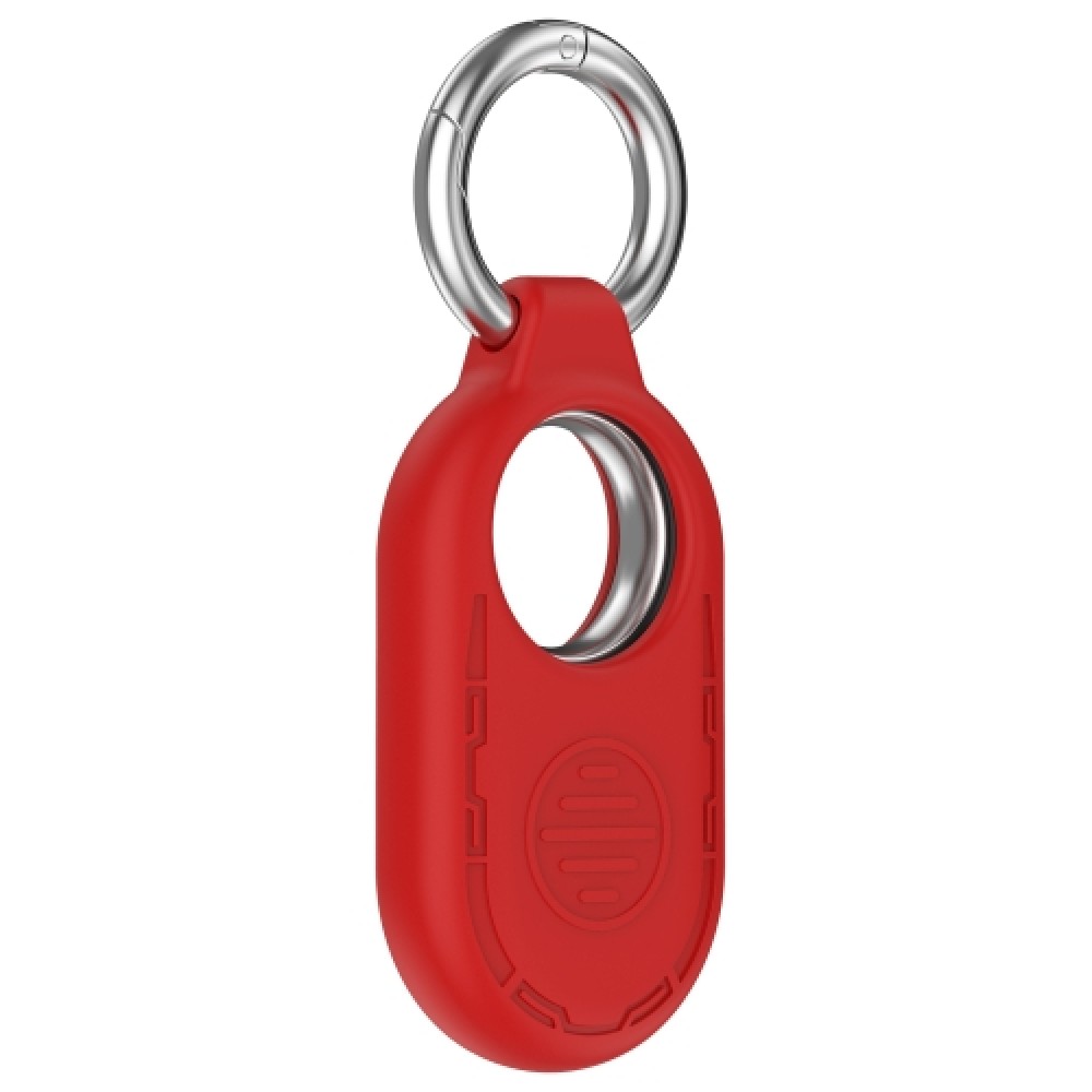 Θήκη σιλικόνης για Samsung Galaxy SmartTag 2 με μπρελόκ Red