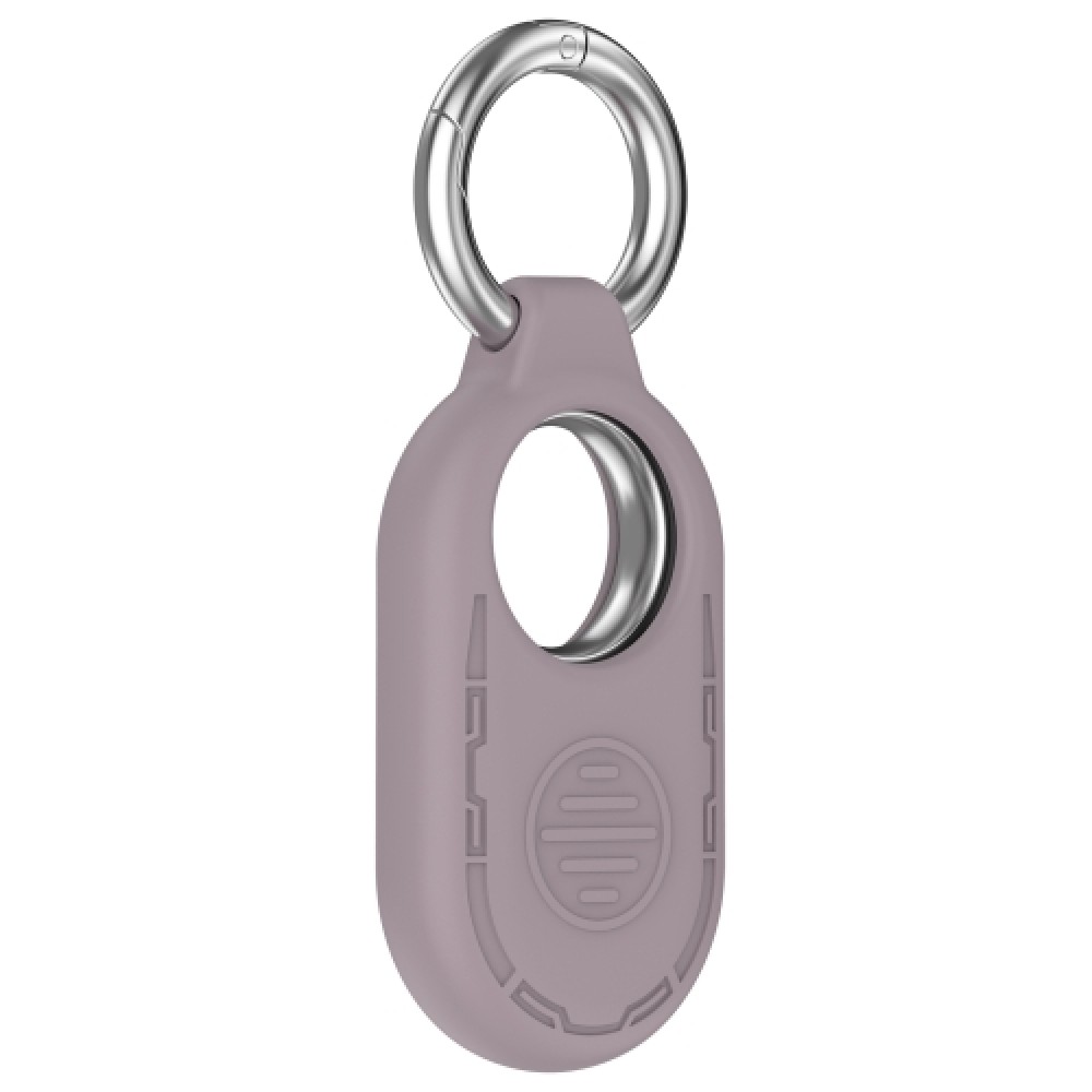 Θήκη σιλικόνης για Samsung Galaxy SmartTag 2 με μπρελόκ Purple