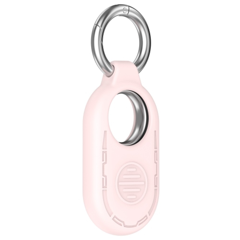 Θήκη σιλικόνης για Samsung Galaxy SmartTag 2 με μπρελόκ Light Pink